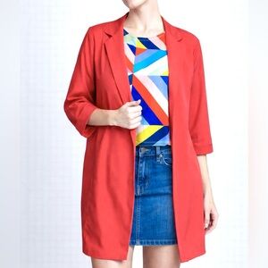 🛑 6/$25 2pc Bundle- Top and Duster Blazer size medium